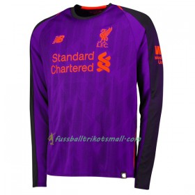 Günstige Fußballtrikots Liverpool 2018-2019 Langarm Auswärts-trikot kaufen